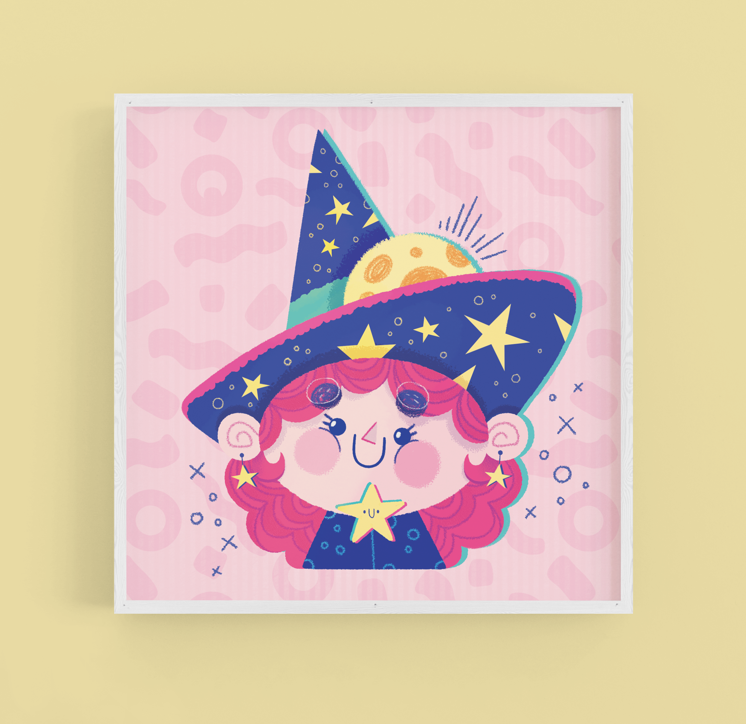Space witch - A5 art print