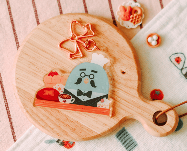 Brewster bakery keychain