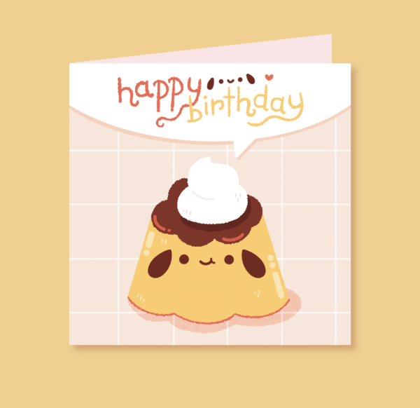 Pompompurin - Birthday card