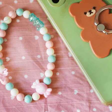 Barbapapa - Handmade phone charm