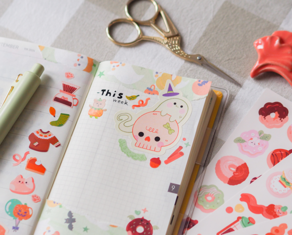 Cute ghost sticker - Image 3