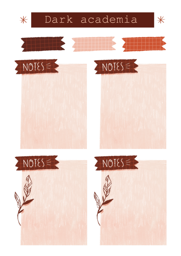 Dark Academia planning set - Image 5