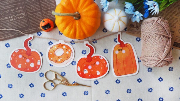 Halloween printable garland