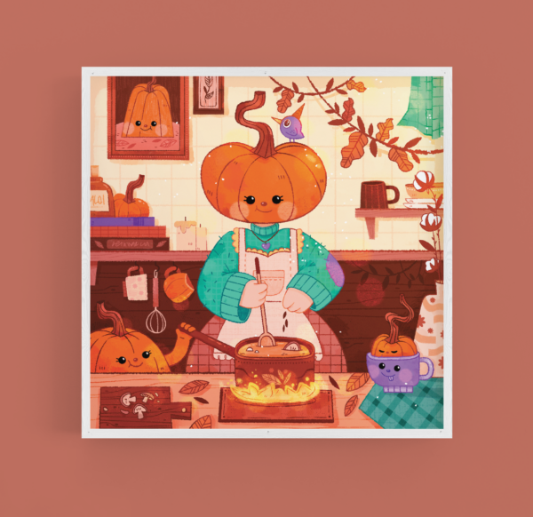 Spooky kitchen - A5 art print
