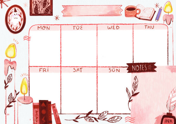 Dark Academia planning set - Image 3
