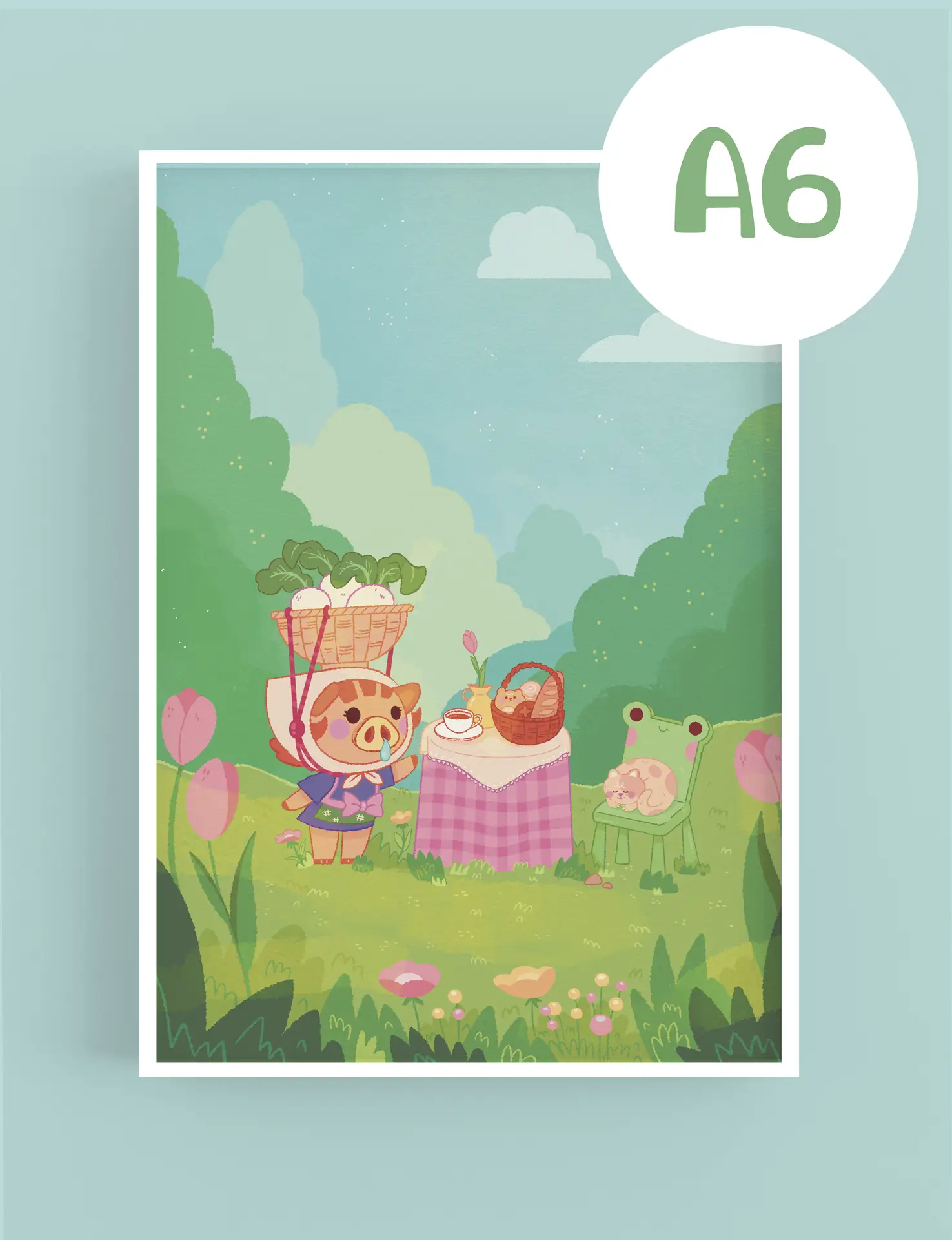 Daisy Mae - A6 art print
